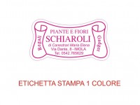 Etichette adesive per fioristi, fiorai e vivaisti (mm 39x20)  (cod.36G)